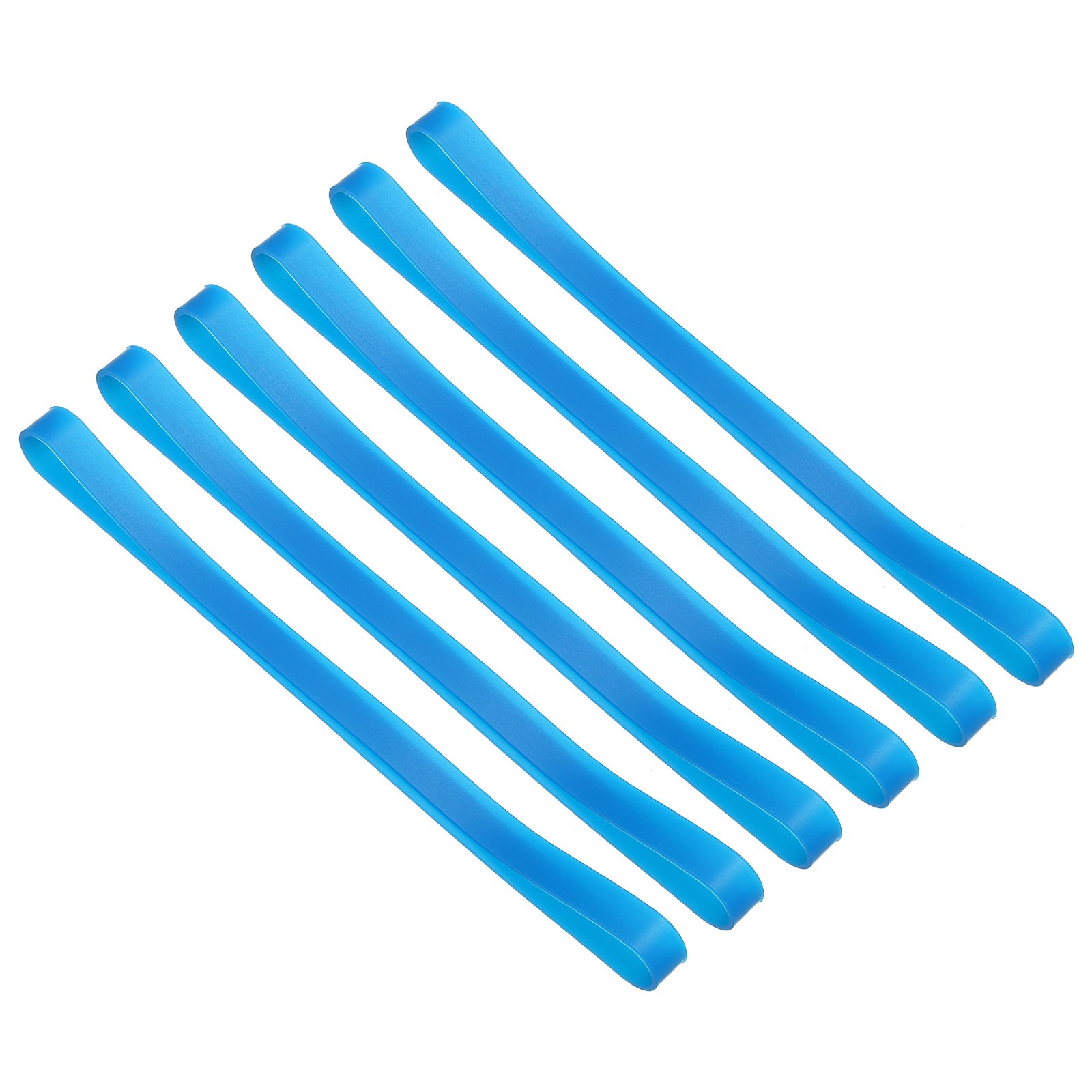 6Pcs Towel Bands, Elastic Windproof Beach Towel Strap, Blue