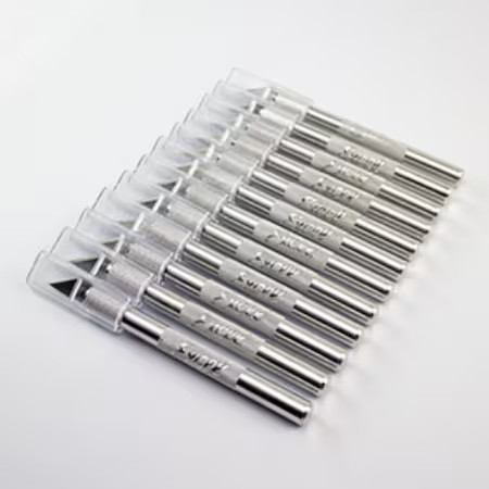 EXCEL BLADES 18002 K2 Medium Duty Aluminum Hobby Craft Knife with Safety Cap,