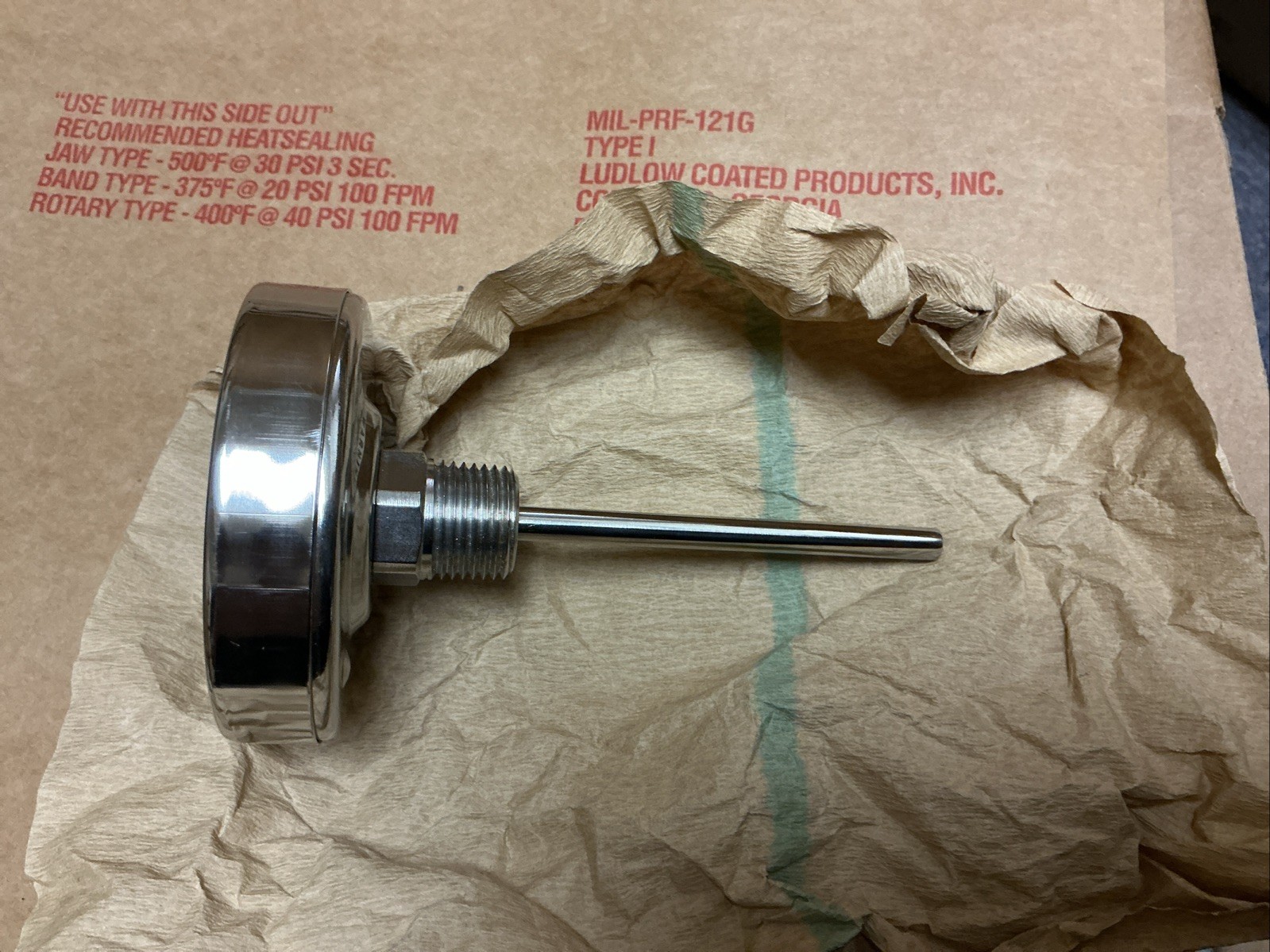 REOTEMP, BIMETAL THERMOMETER, MODEL R