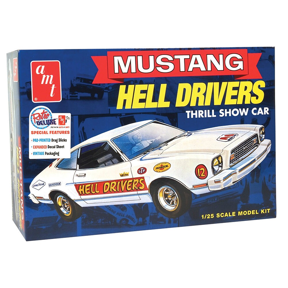 1977 Ford Mustang Hells Drivers 1/25 Kit AMT Models (AMT1475)