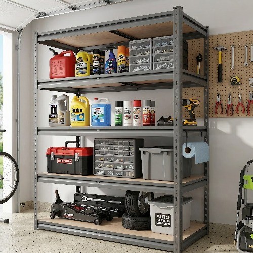 Heavy Duty Garage Shelving Unit, 2000 lbs Metal Storage Shelves