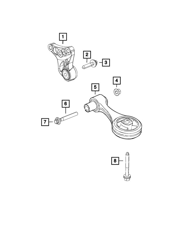 Genuine Mopar Hex Head Bolt 6510939AA