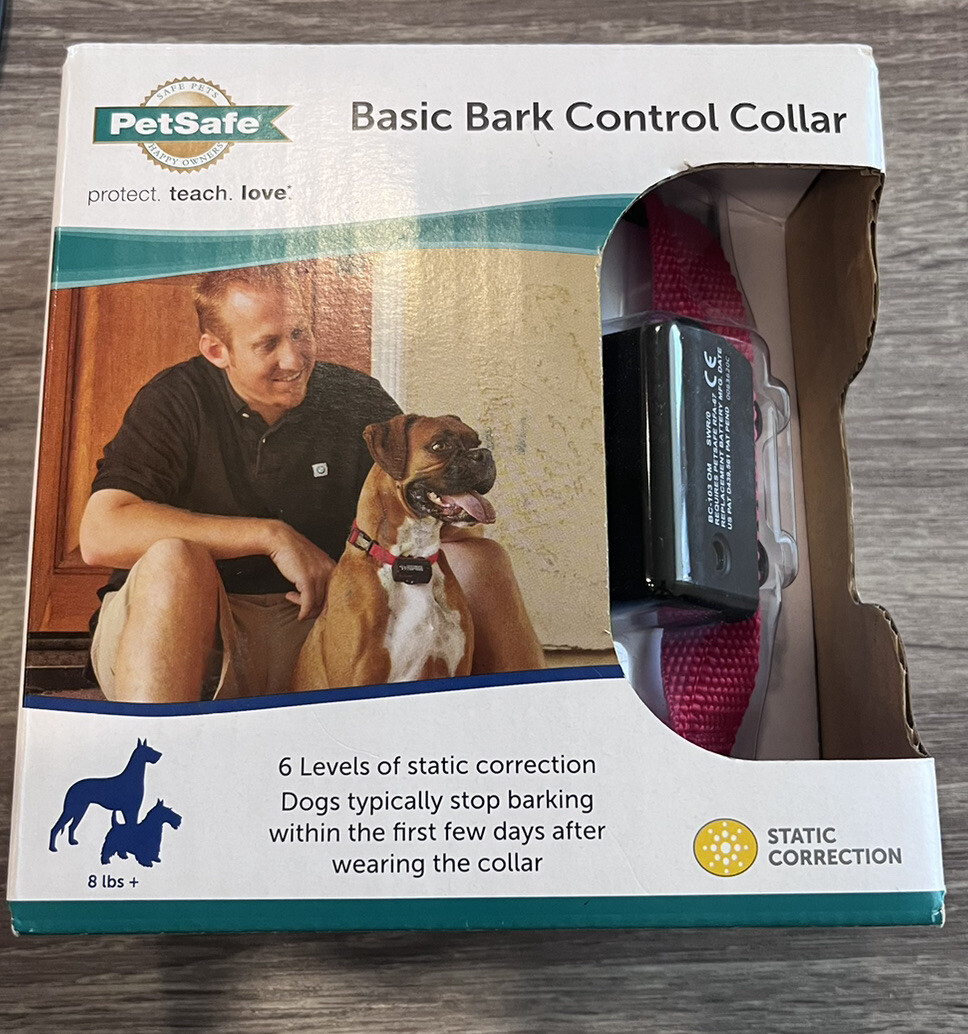 Petsafe BC-103 OM DOG Training System Adjustable Bark Control Collar W/Batteries