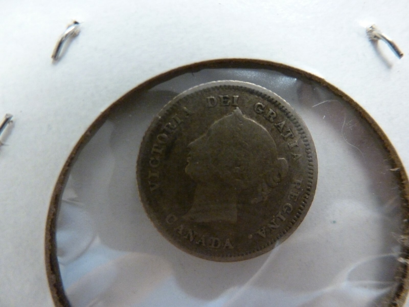Canada 1880-H Five Cent Small Silver Coin