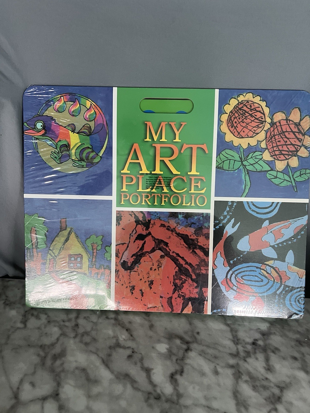 My Art Place Expandable Color-Tabbed Portable Art Storage Portfolio  19" x 15¼"