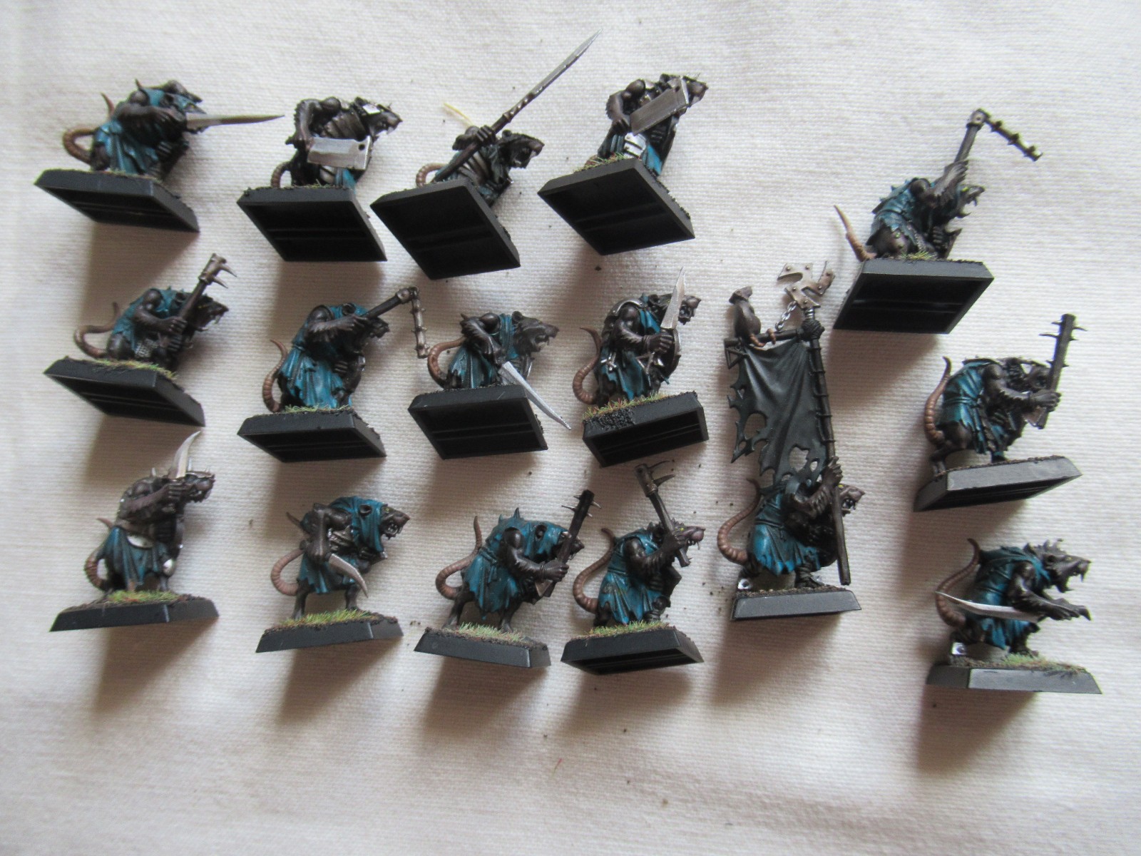 16 Skaven Clanrats *Warhammer/Age Of Sigmar* Games Workshop