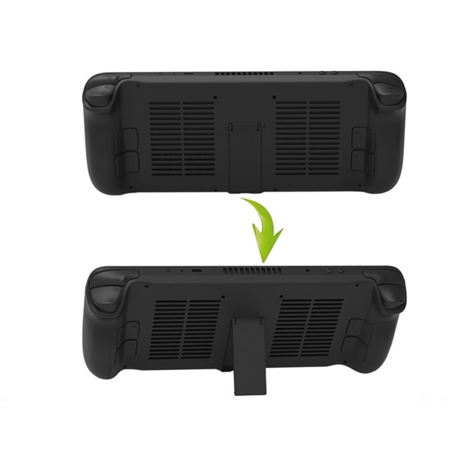 Game Console Cooling Backshell Protective Case with Bracket For Steam Deck C