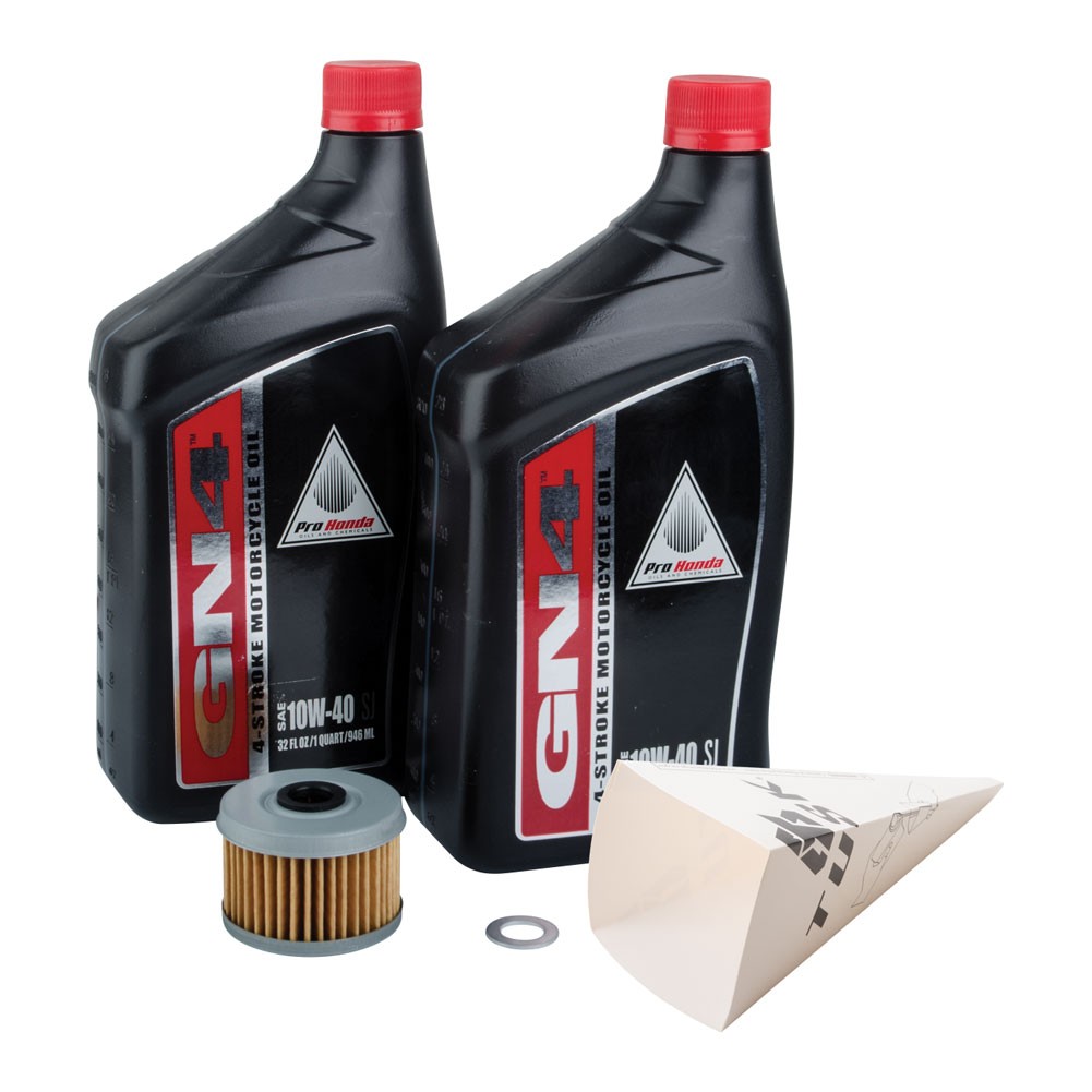 Tusk 4-Stroke Oil Change Kit Pro-Honda GN4 10W-40 For Honda CRF250F 2019-2025
