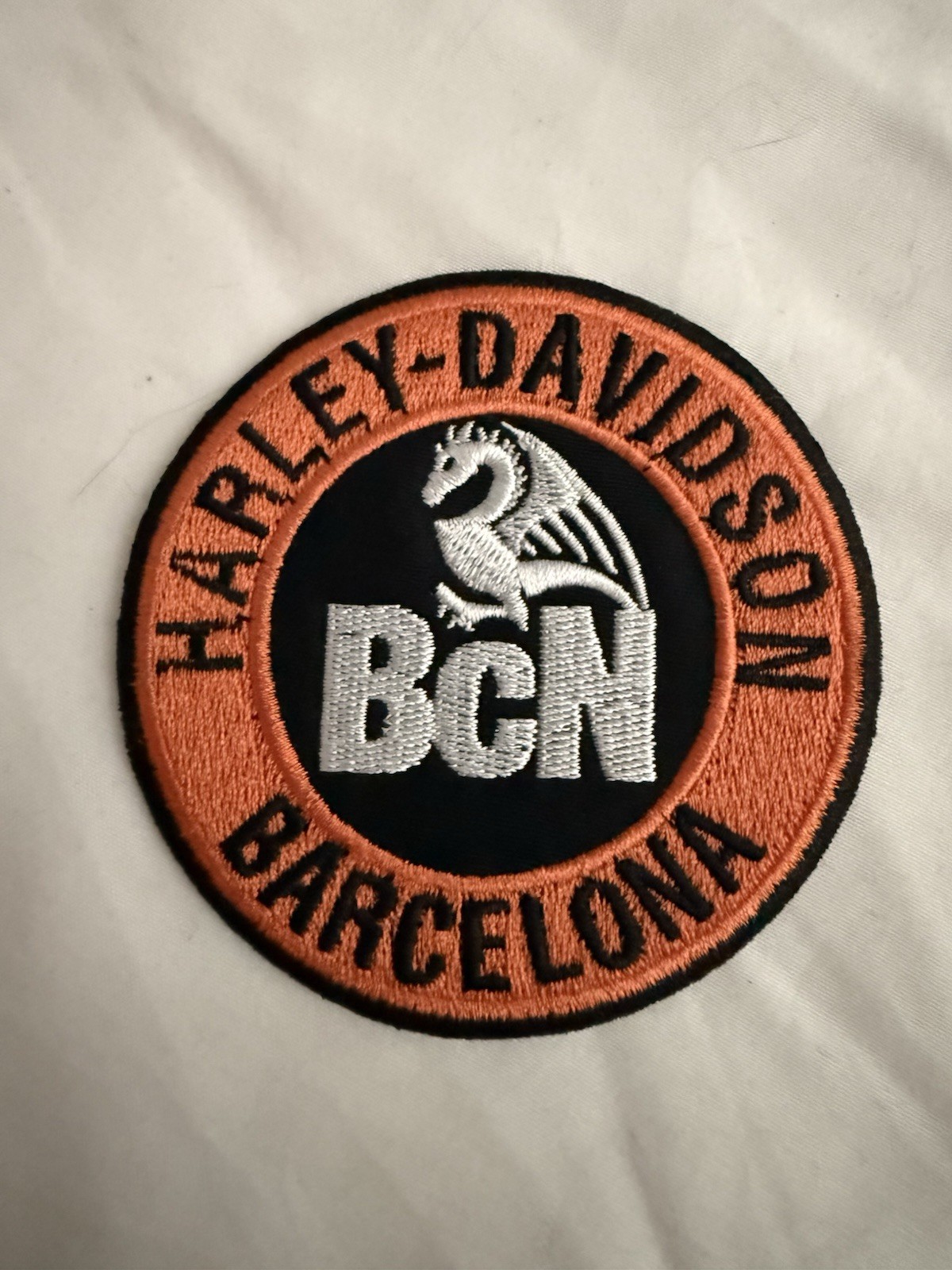 Authentic Harley Davidson Barcelona Patch