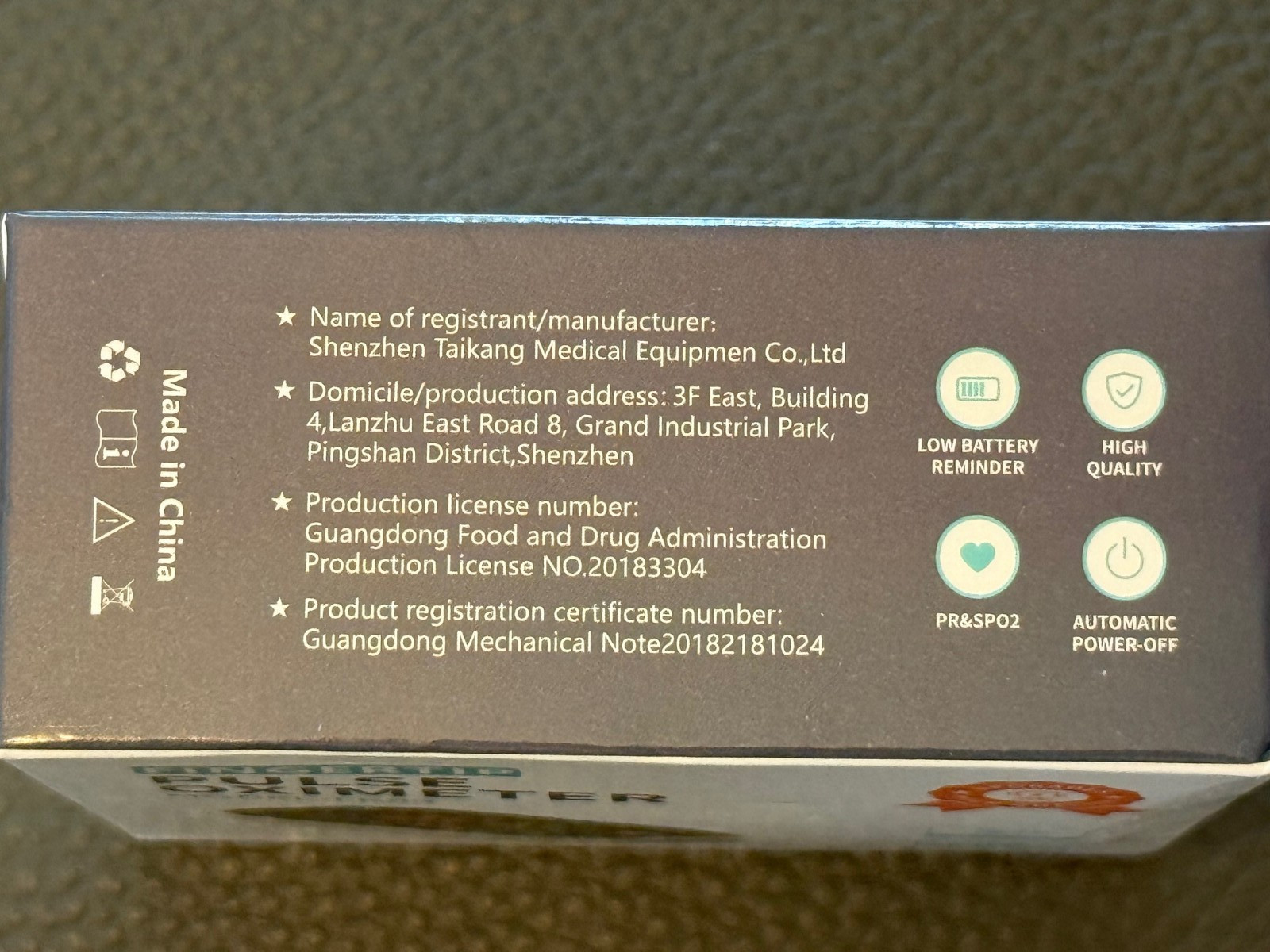 Pulse Oximeter -Finger Tip - Model LK 89