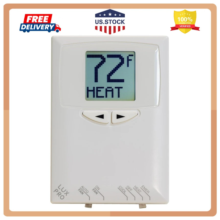 PSDH121B Non-Programmable Heat Pump Thermostat 2 Heat 1 Cool Vertical Horizontal