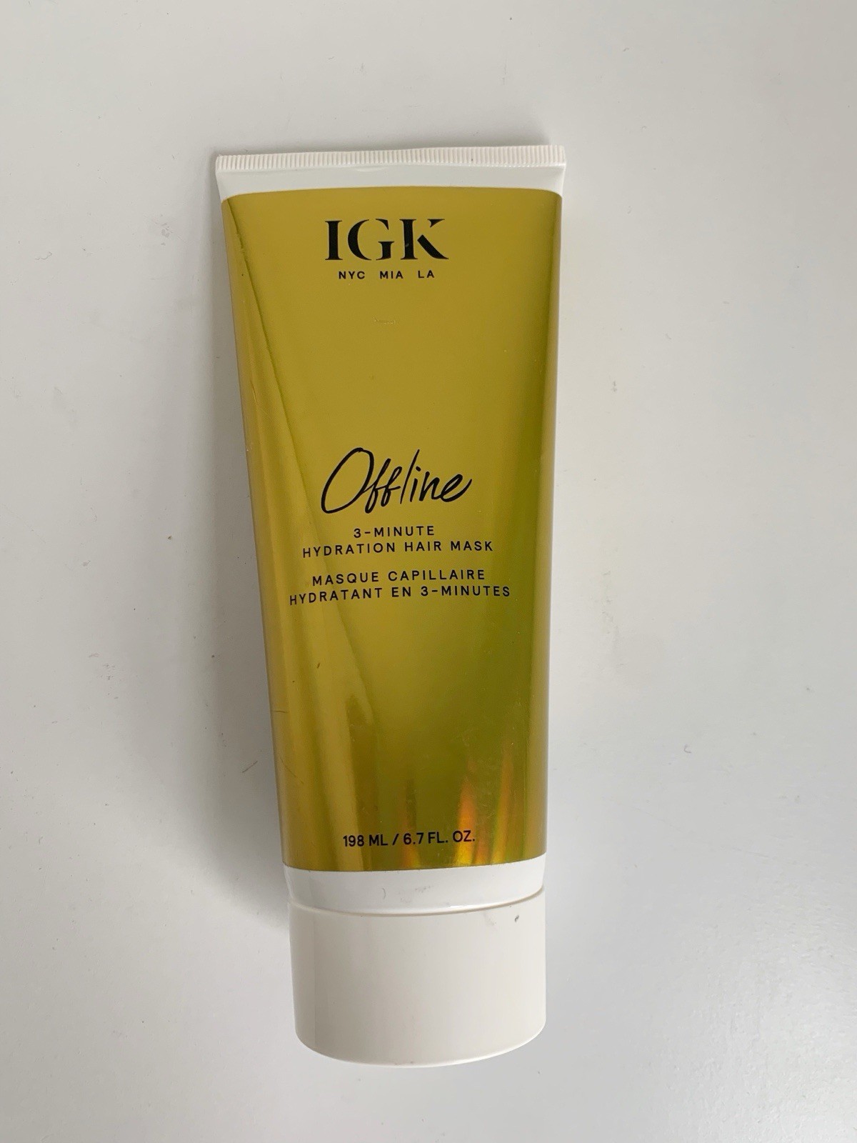 IGK Offline 3-Minute Hydration Hair Mask 6.7 oz – New
