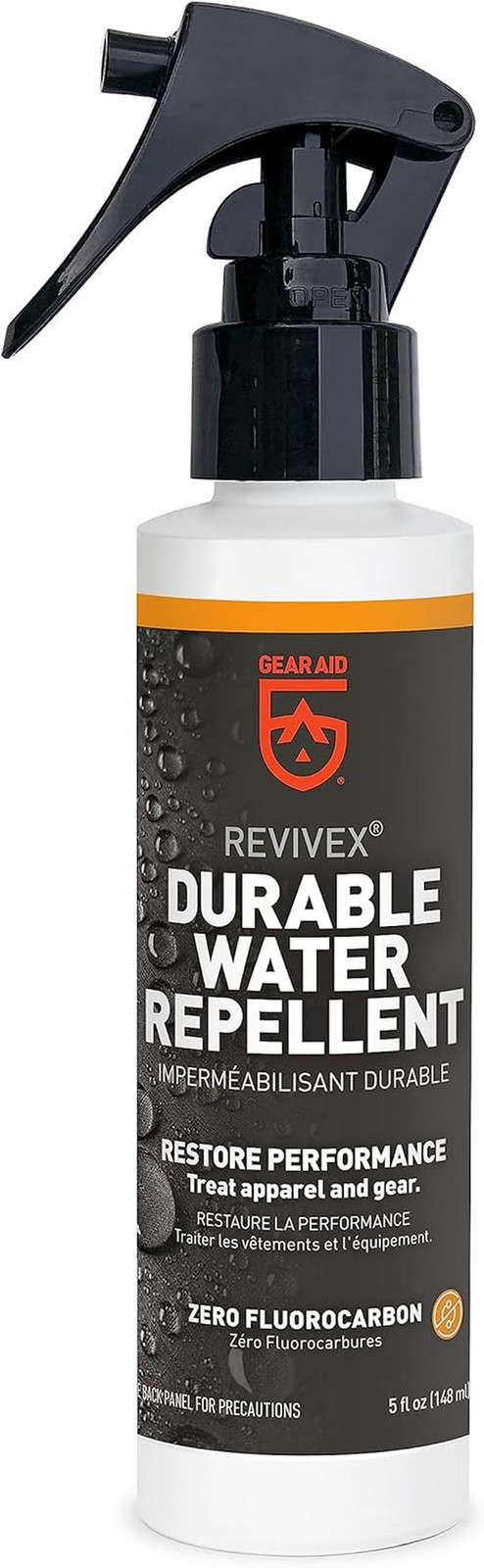 Revivex Durable Water Repellent (DWR) Spray for Restoring Waterproofing on Rainw