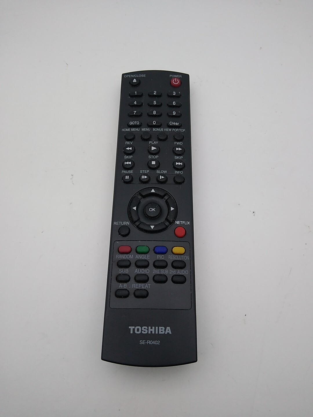 Toshiba SE-R0402 Remote Controller - Untested