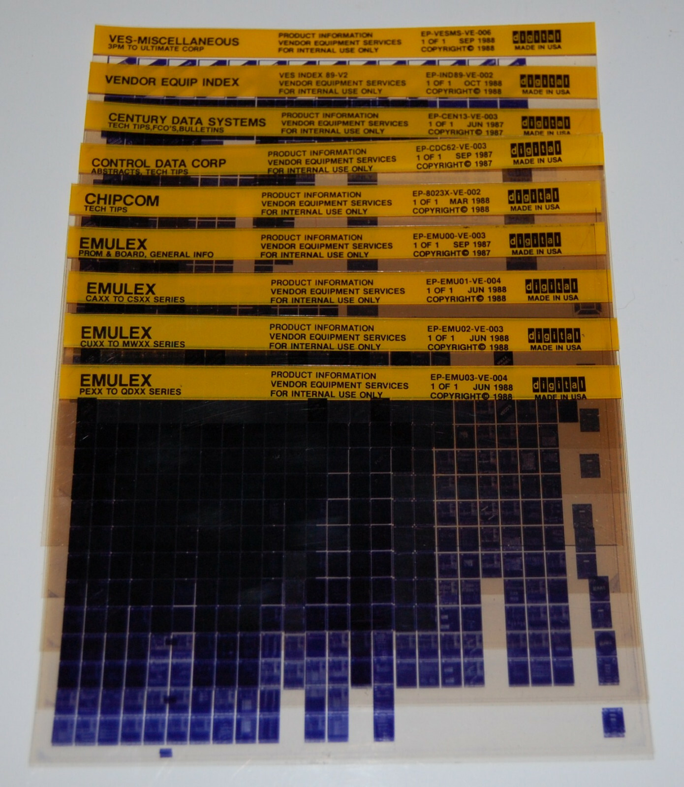 DEC (Digital Equipment Corp) Vendor Equipment Services Manuals