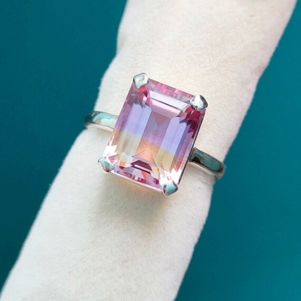 Multi-Tourmaline Gemstone 925 Sterling Silver Best Ring Handmade Jewelry C-742