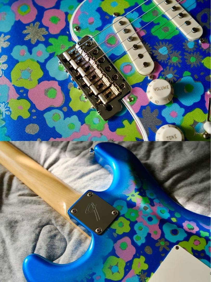 Fender Japan Stratocaster Blue Flower