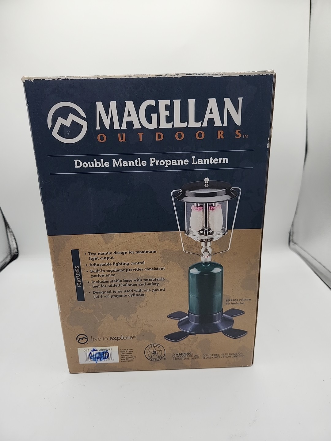 Magellan Outdoors Double Mantle Propane Lantern
