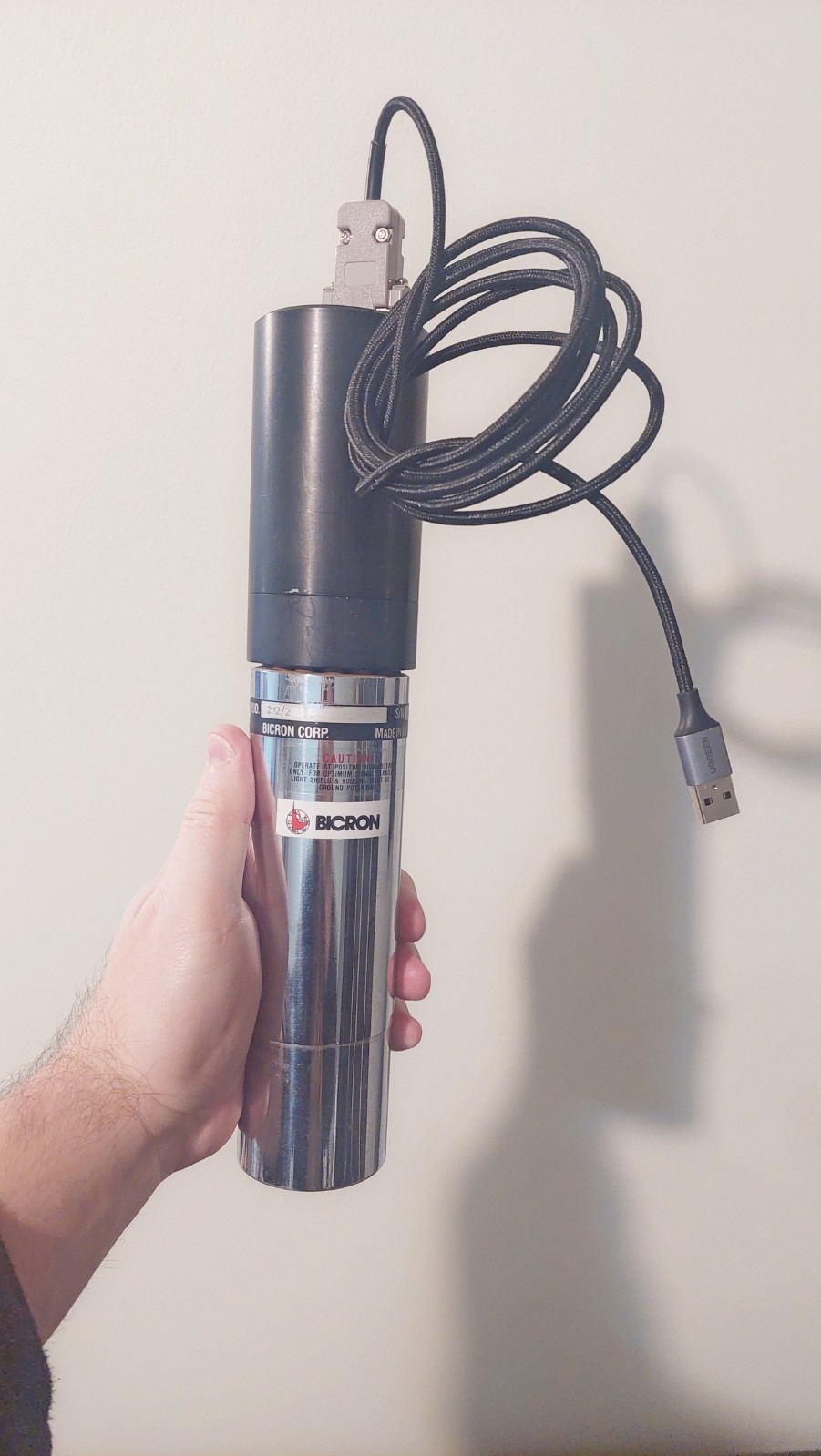 Target Nanospec (grandfather of Digibase) spectrometer and Bicron 2M2/2 detector