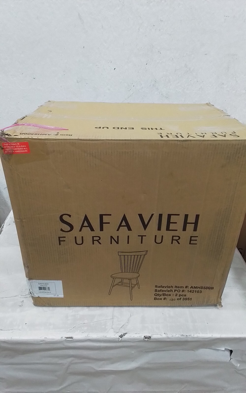 Safavieh PARKER SPINDEL SIDE CHAIR, Reduced Price 2172734195 AMH8500B