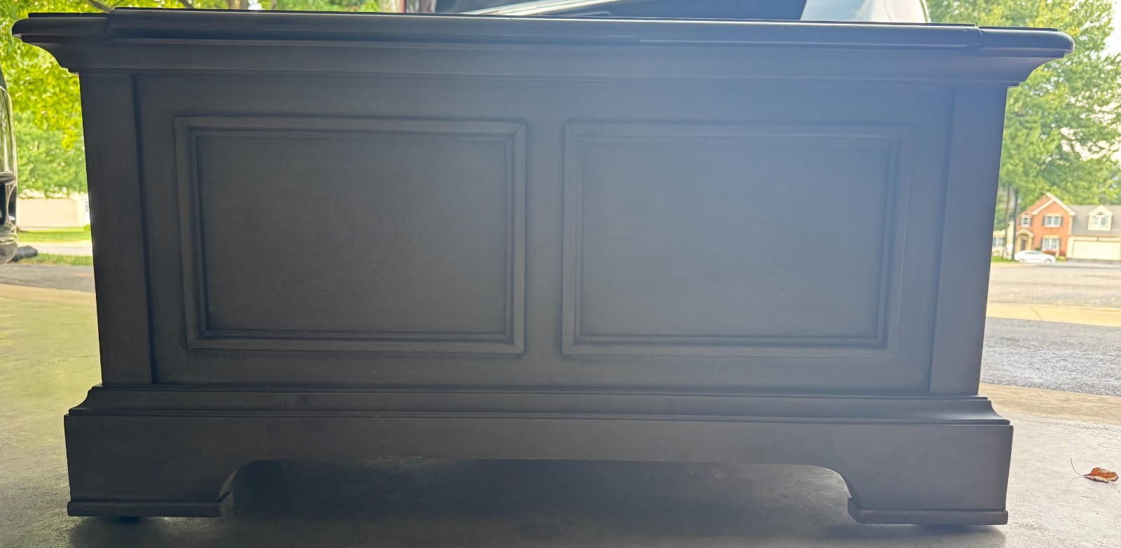 Home Meridian Gray Farmhouse Storage Bench Hall Tree Entryway Chest Lift Top Loc