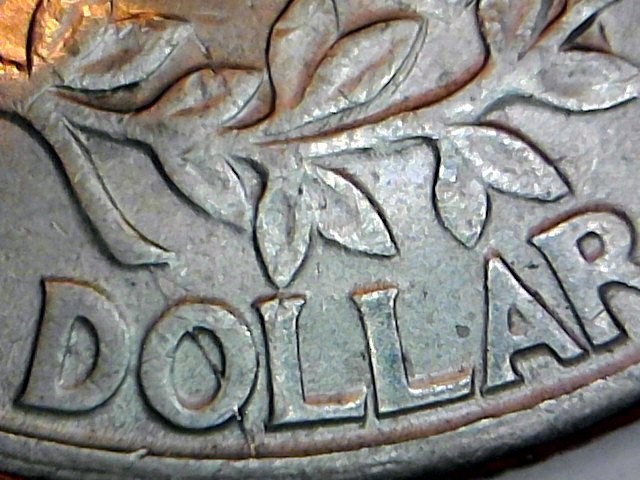 1994 P WASHINGTON QUARTER REV DIE CRACK DOUBLING ON BRANCHES