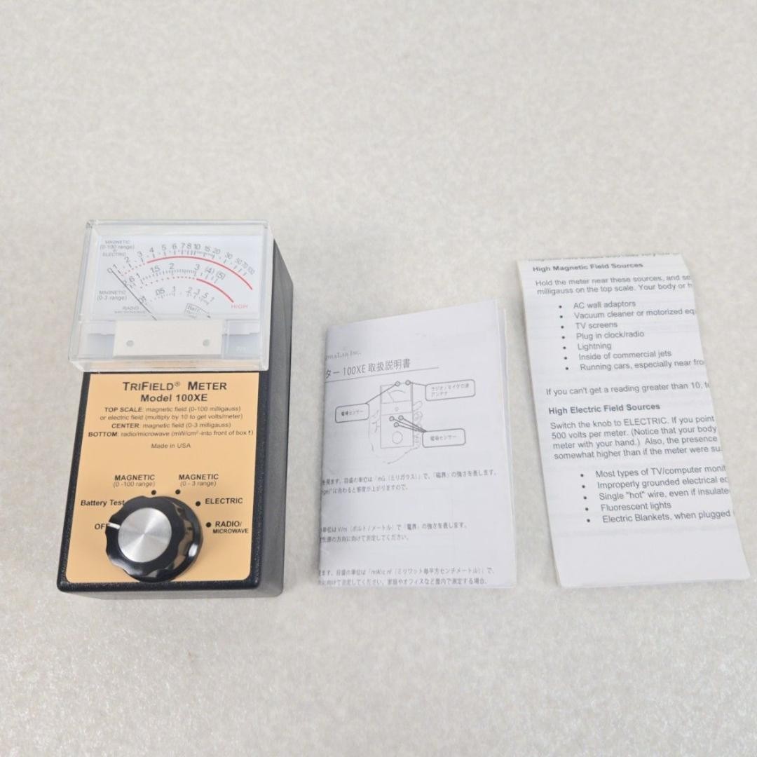 TriField Meter 100XE EMF Meter Electromagnetic Field Radiation Detector Tested