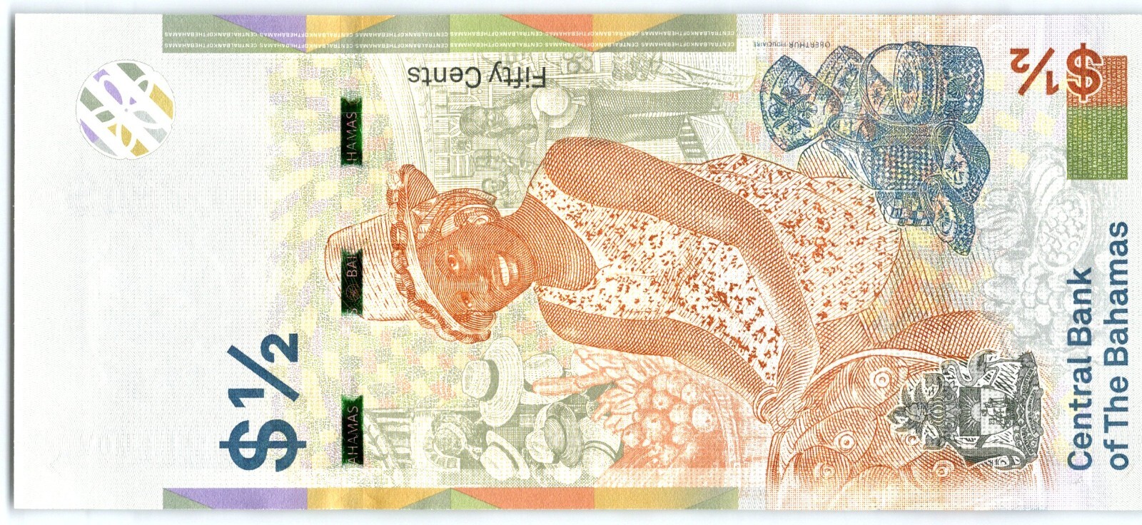 Bahamas - 1/2 Dollar (50 Cents) - 2000 - WPM# A041127