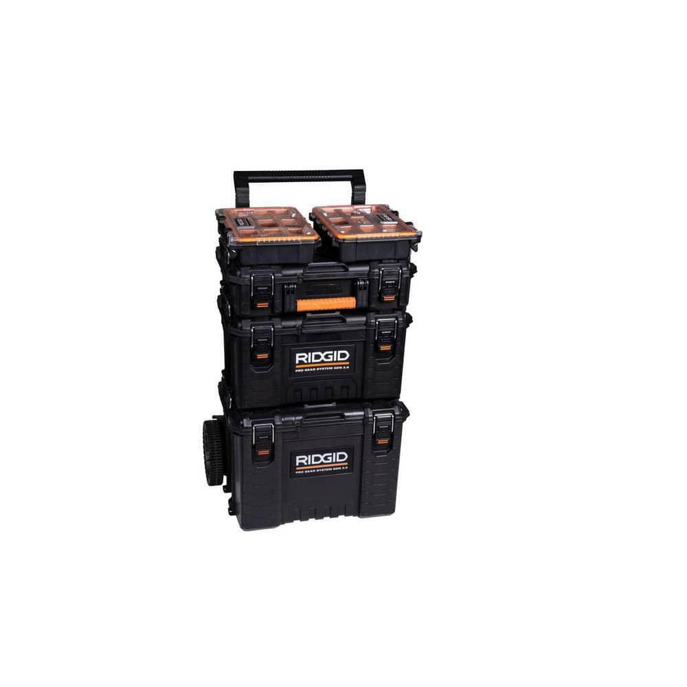 RIDGID 2.0 Pro Gear System Power Tool Case and Storage Tool Box