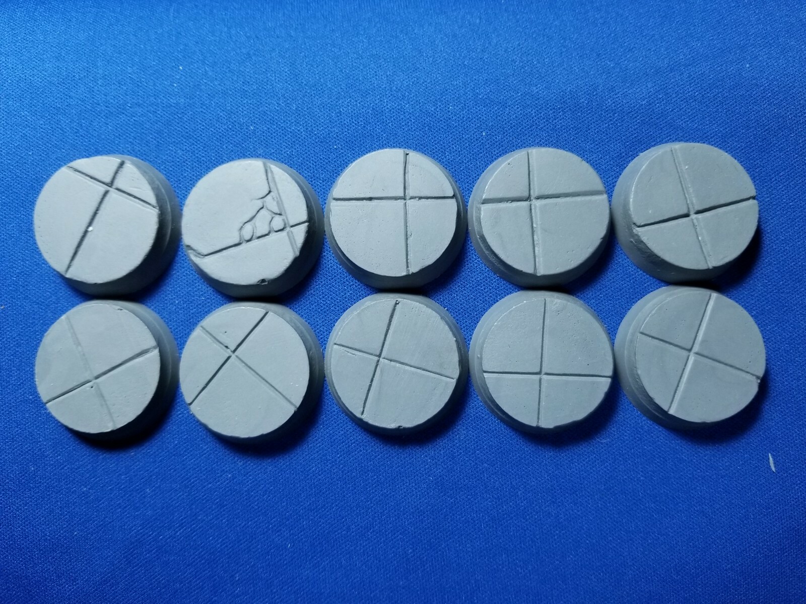 Warhammer 40k Elrik's Hobbies Terrain Council Chamber Ruins 32mm bases