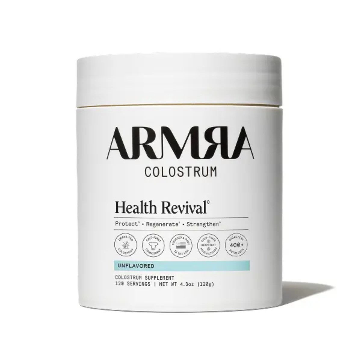 ARMRA Colostrum Unflavored – Grass-Fed Powder, Gut & Immune Health