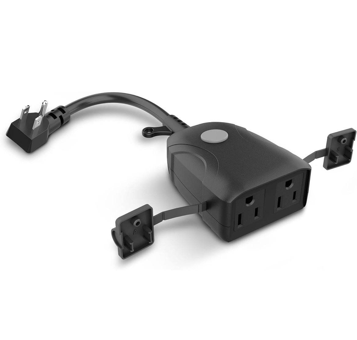 Feit Electric 15 Amp Outdoor Alexa Google Assistant Compatible Plug-In Smart Wi-