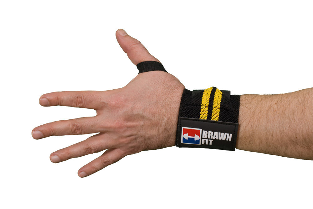 Wrist Wraps 1 Pair + Lifting Straps 1 Pair Bundle Weightlifting Powerlifting