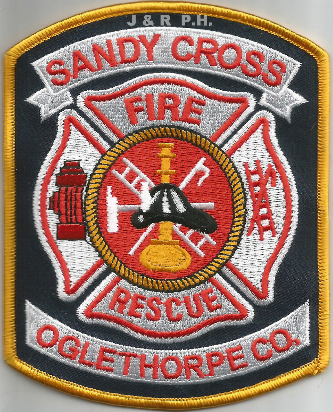 Sandy Cross  Fire - Rescue / Oglethorpe County, GA  (4" x 5" size) fire patch