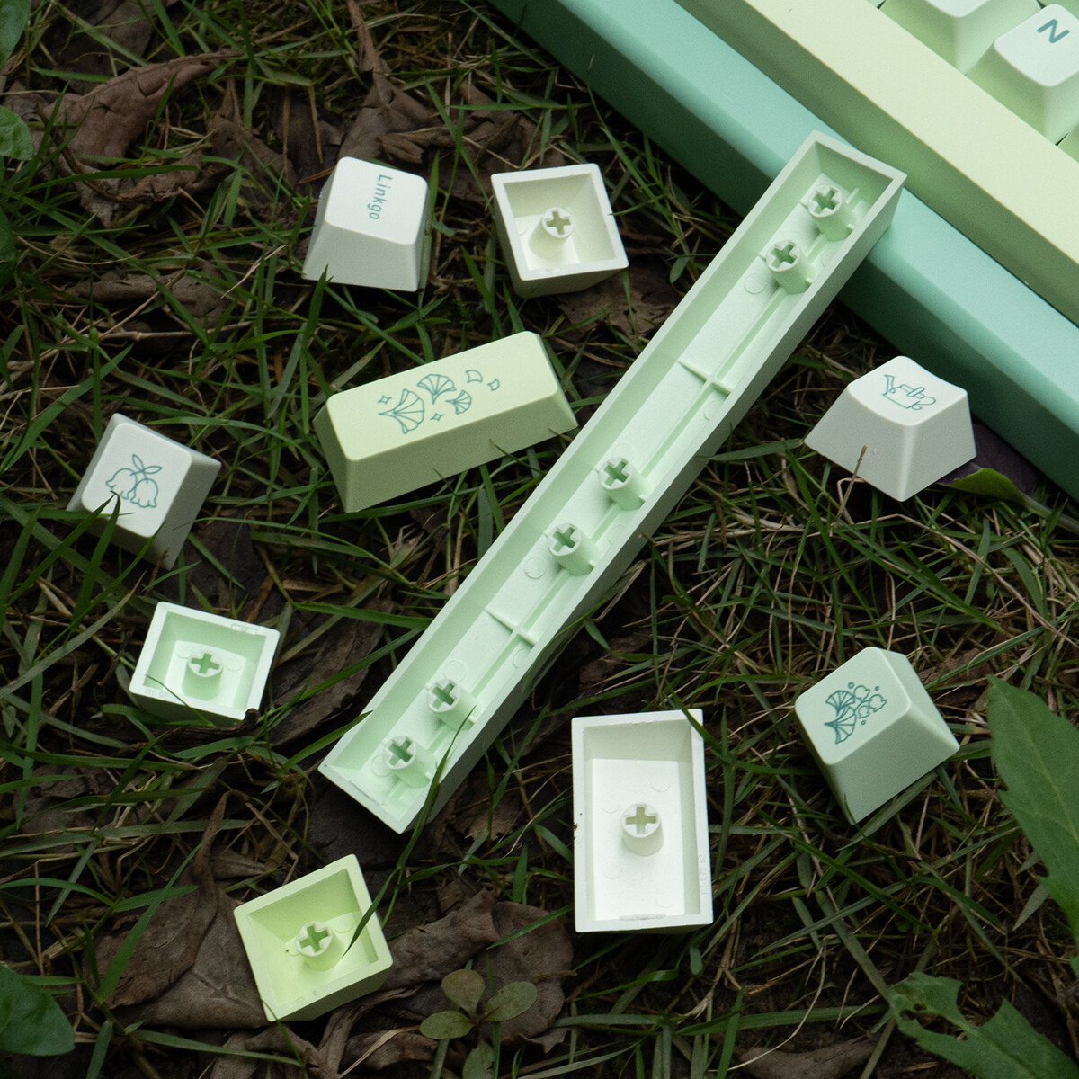 Ginkgo Theme Keycaps 143Pcs/set PBT Cherry Profile