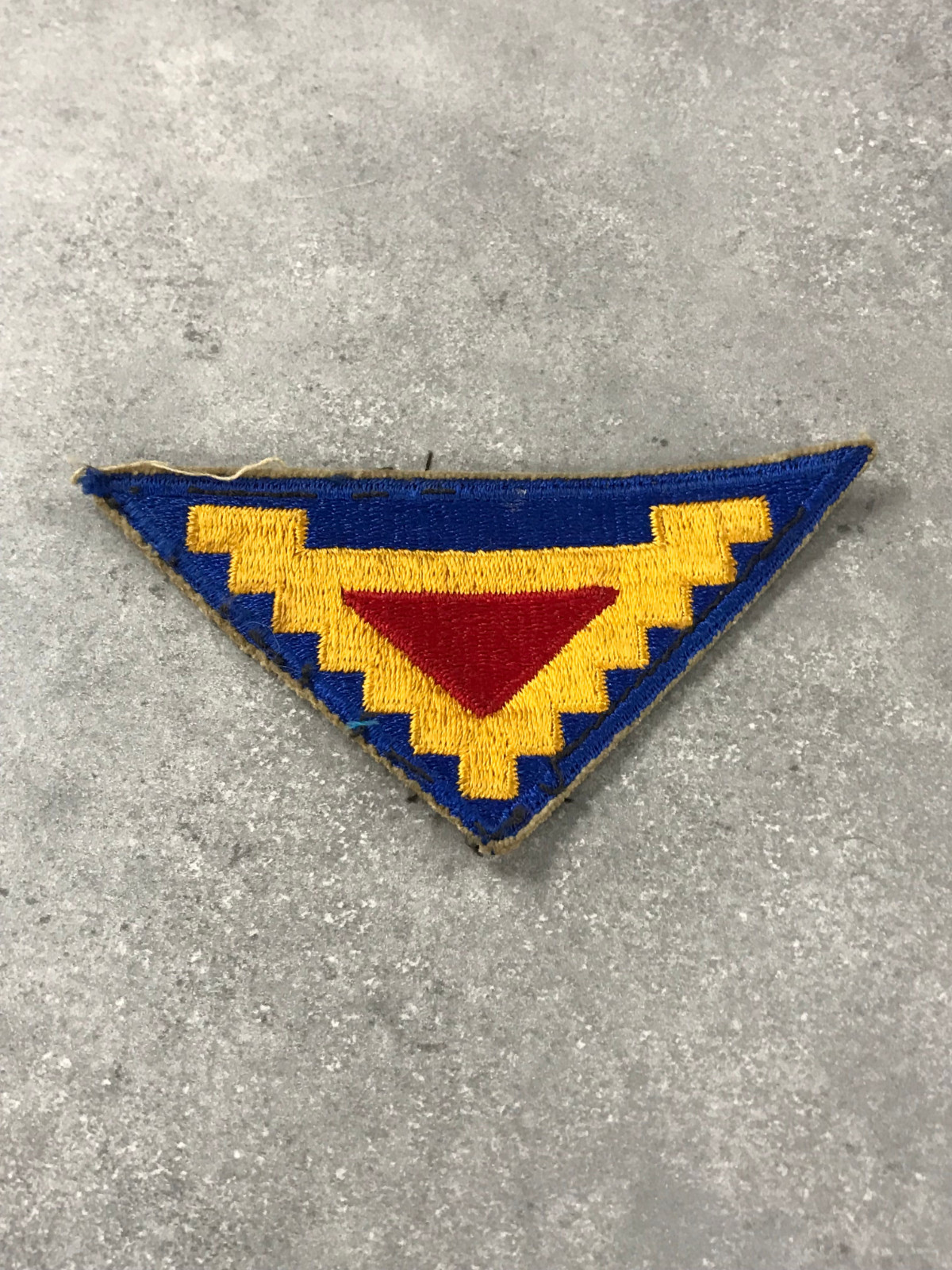 Vintage World Way II United States Army 7th Army Military Patch
