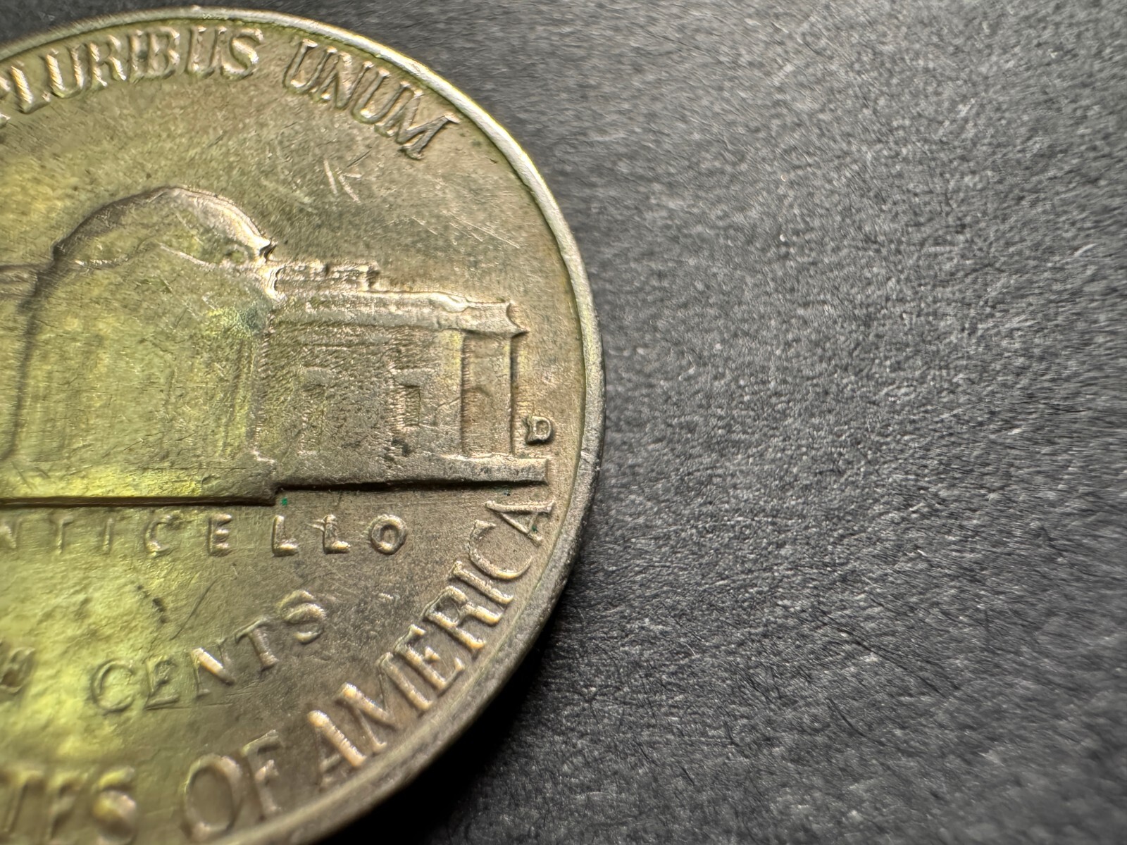 1966D Jefferson Nickel Error Coin - 3 BAR Error Coin