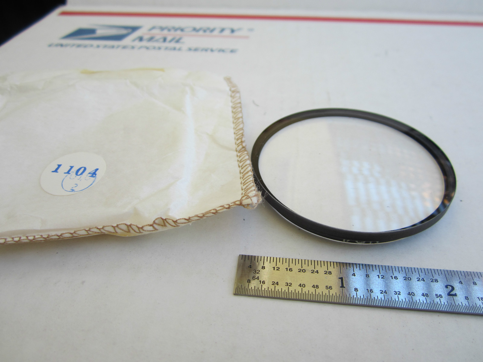 OPTICAL NOS CONVEX LENS ROUND 1104 LASER OPTICS DWR#05