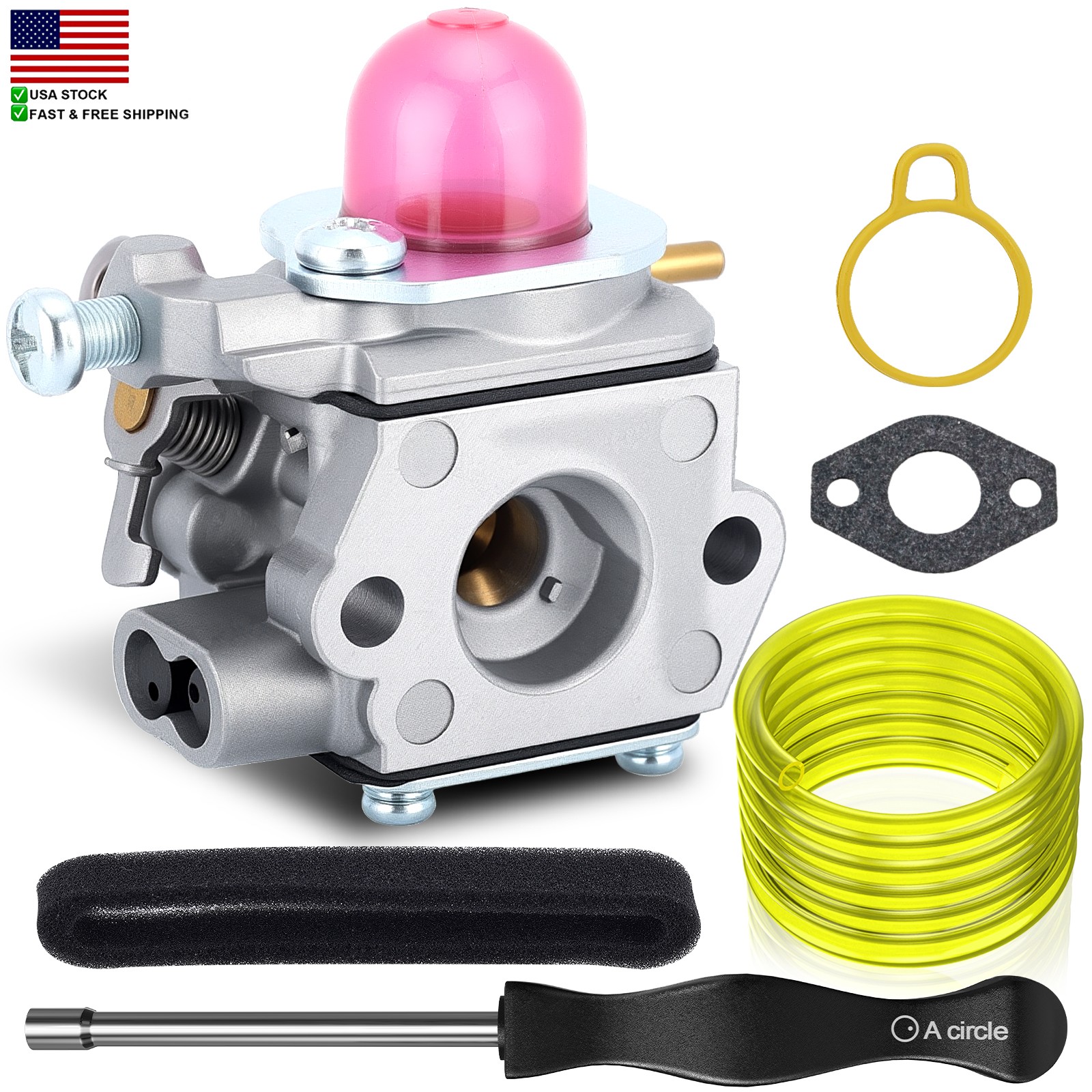 753-06190 Carburetor For Troy-Bilt TB22 TB22EC TB225 TB252S TB25C TB25S TB272BC