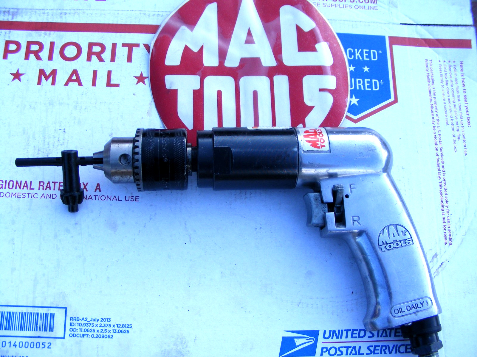 Mac tools 1/2 in. Reversible Key-Chuck Drill AD590