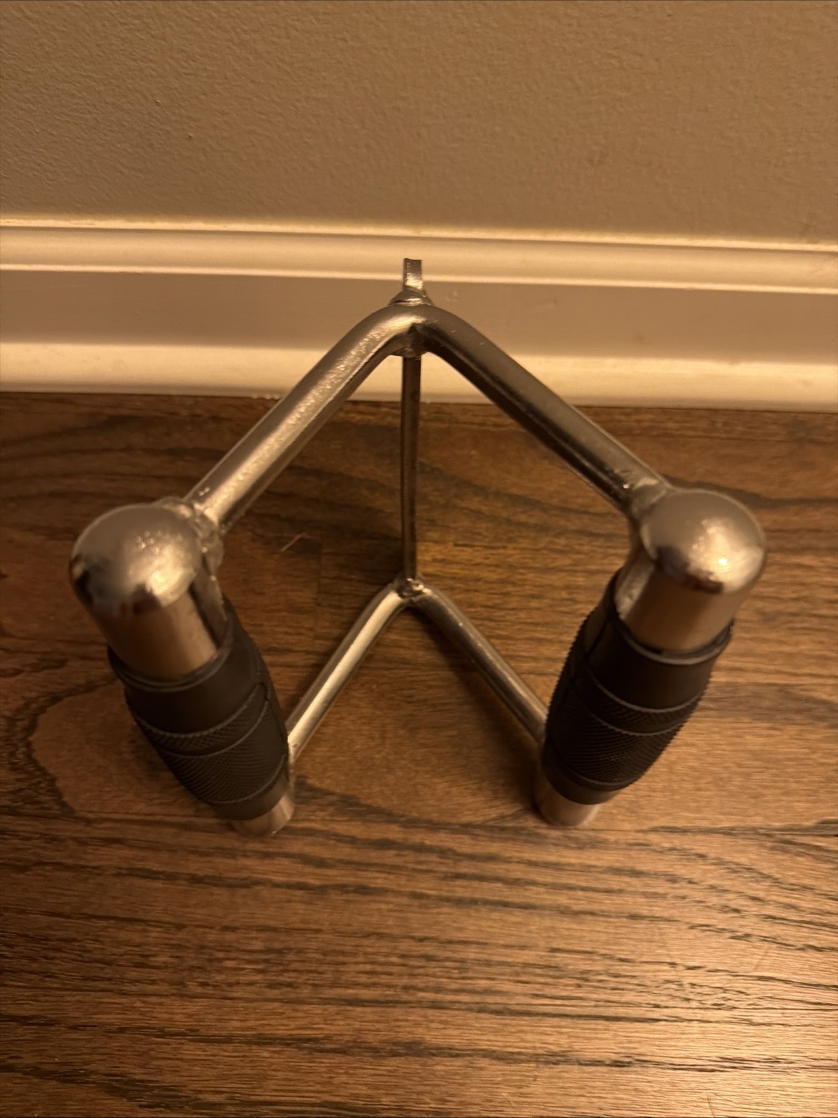 Cable Machine Attachment D Double Handle Attachment Row Good Condition