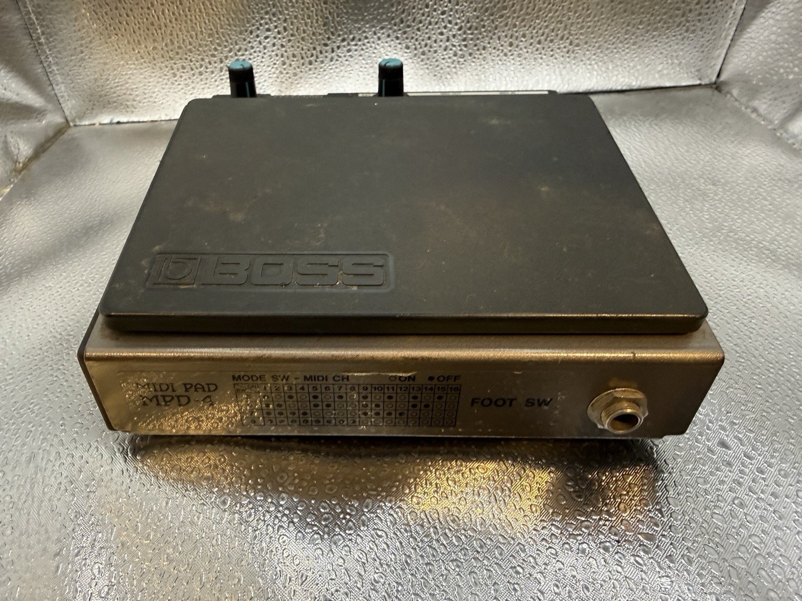 Vintage Boss MPD-4 MIDI Pad Controller Drum Trigger 100% Tested & Working LOOK!