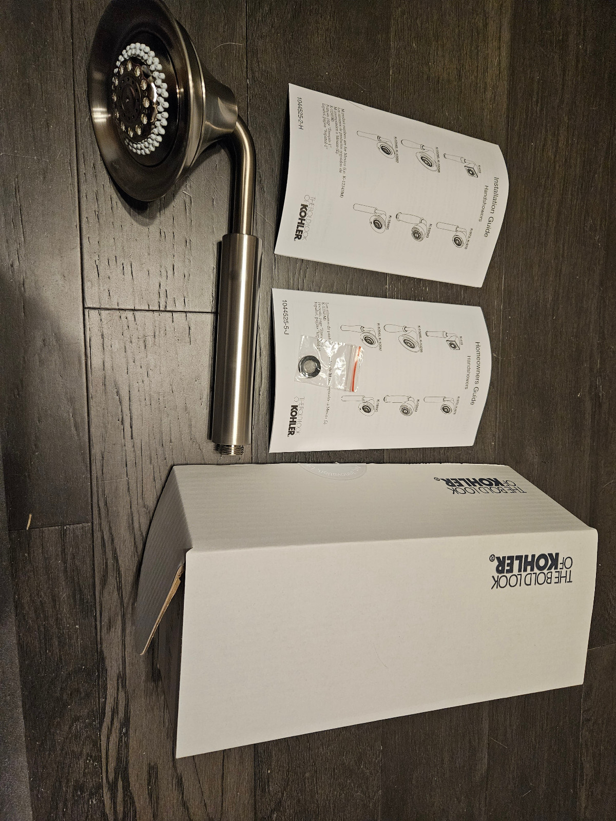 NEW - Kohler Symbol Handshower K-18495-BN Brushed Nickel