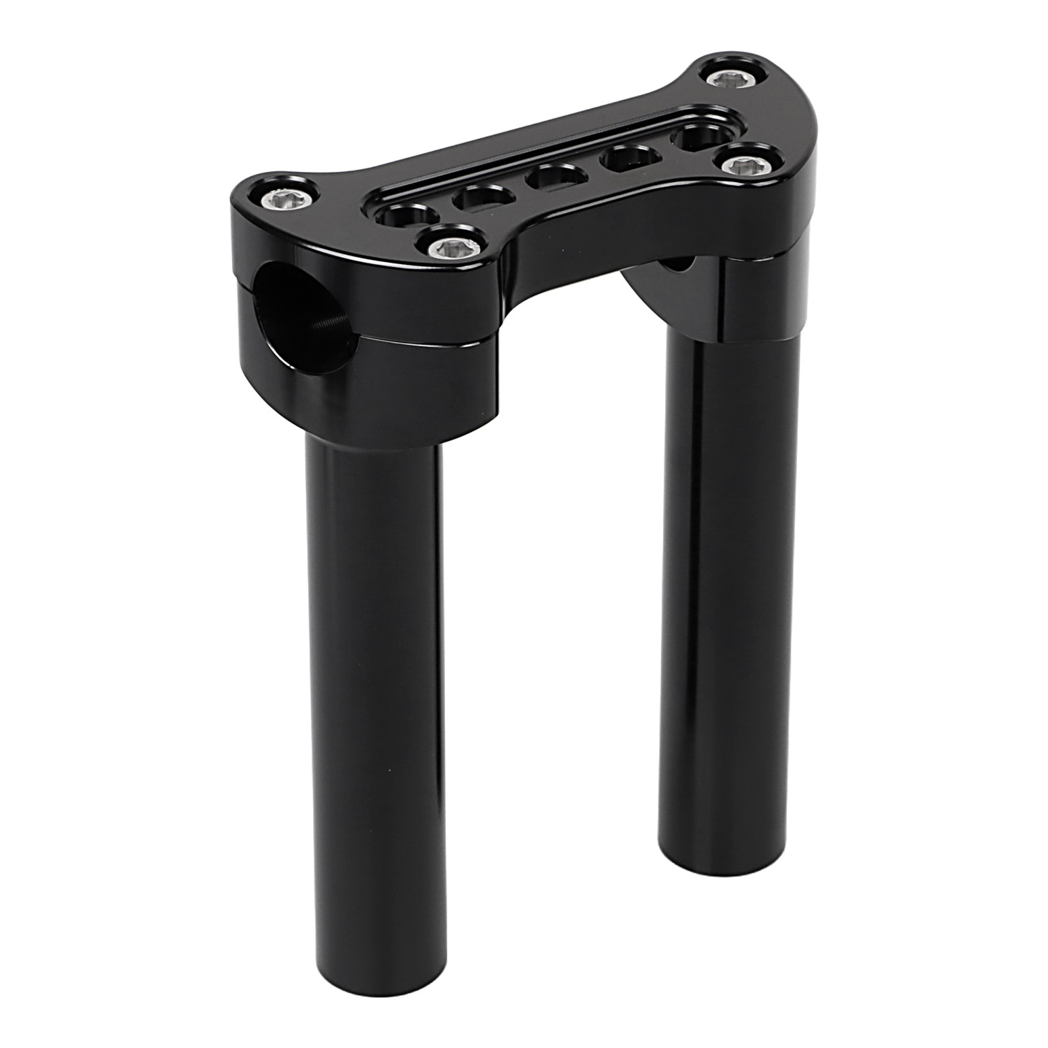 5.5" Handlebar Risers Top Clamp For Harley 1" Bar Dyna Sportster 883 1200 Custom