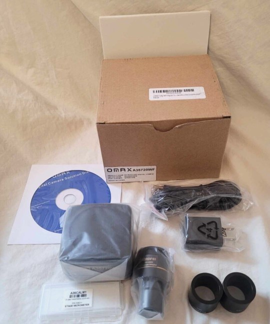 OMAX Microscope Digital Camera 720p Wi-Fi A35720WF: Windows Apple IOS Android