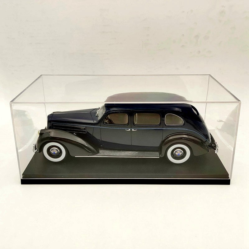 Display Boxes Acrylic Case Transparent Dustproof Gift 1:18 Scale Model Car 34cm