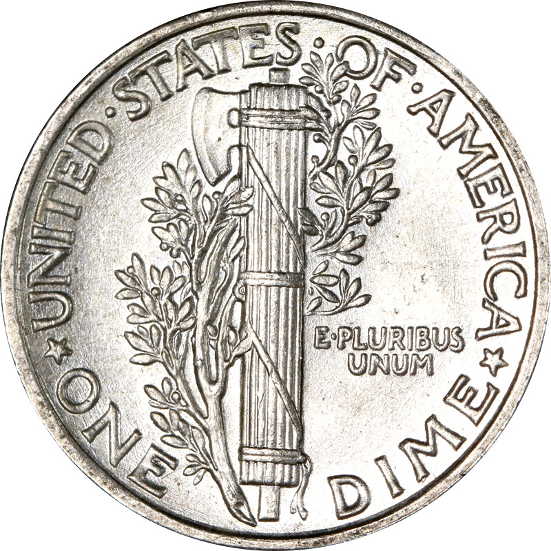 1940-P Mercury Dime - Split Bands