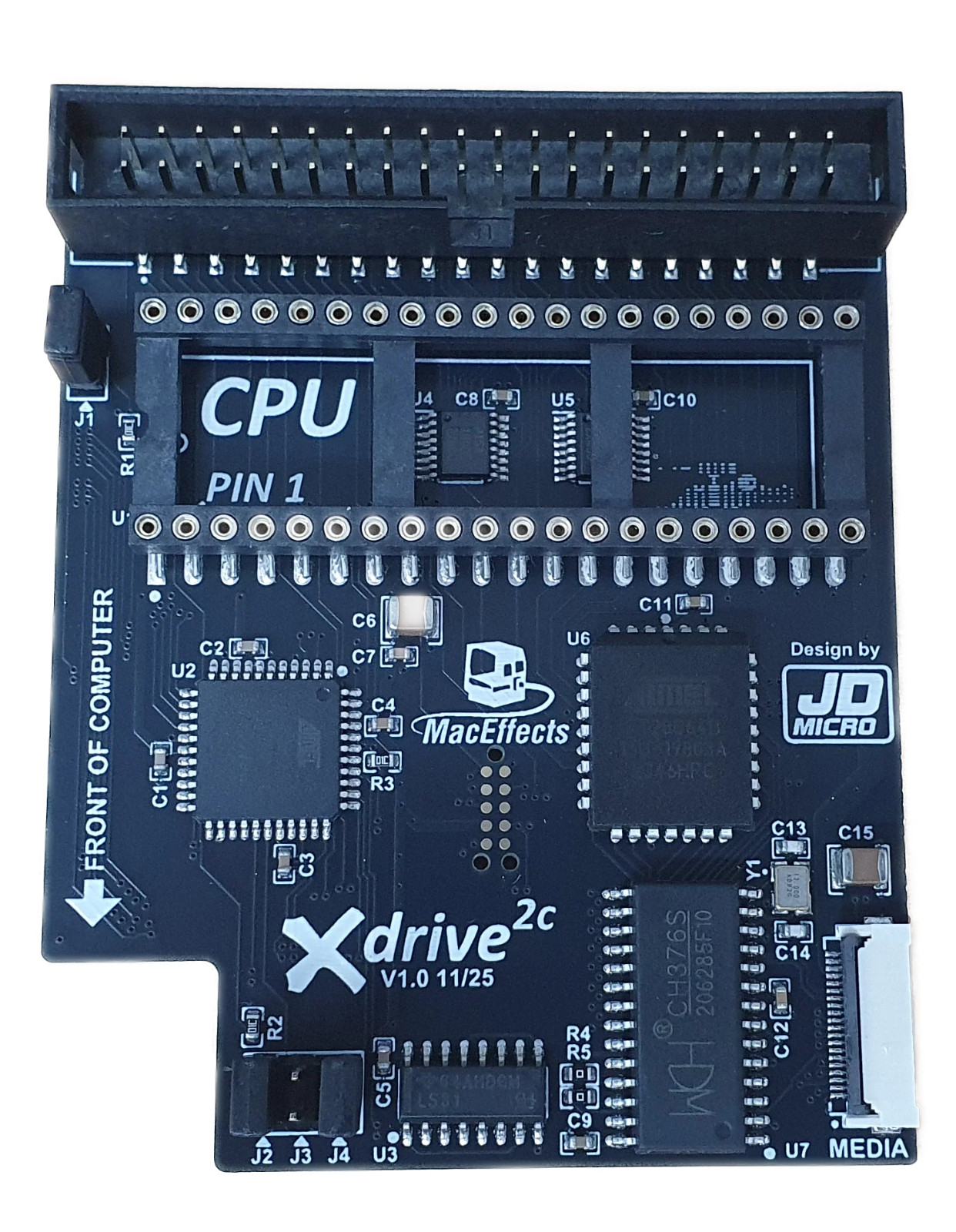 NEW - MacEffects JD Micro Xdrive2c USB/SD Card Drive for Apple IIc Computer