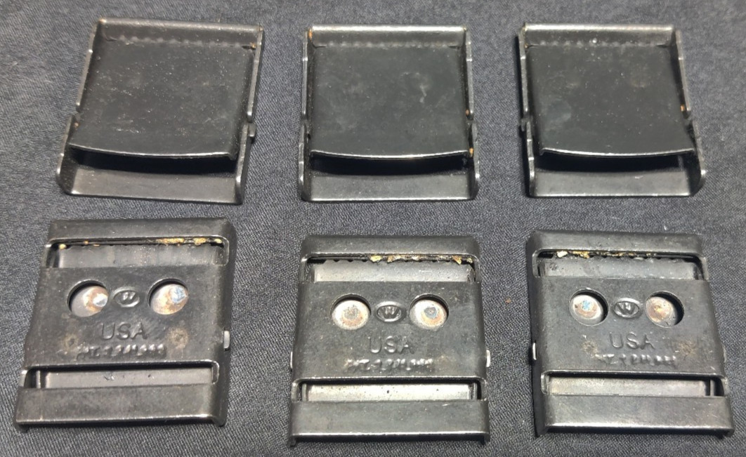 Original USGI ALICE Pack Rucksack Spring Buckles LC-1 Gen 1 NOS (6-Pack)