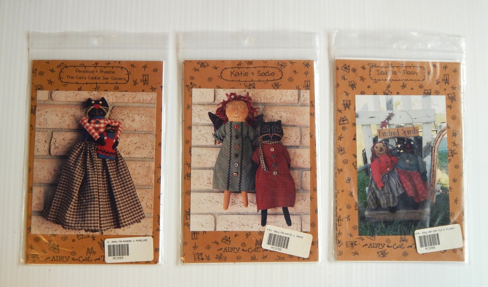 Alley Cat Tales - Craft Sewing Patterns - new, uncut in package - your choice